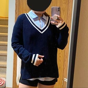 Uniqlo Women’s Cricket V Neck Knit Sweater